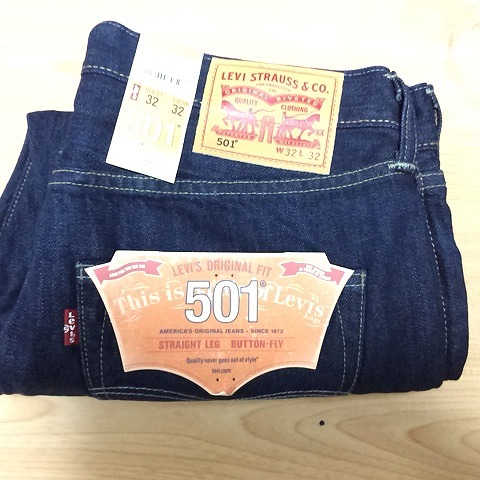 Levi’sの501を愛用している