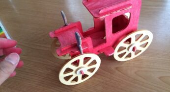 １００円ショップSeriaで売っていた木工クラフトを買って作ってみた