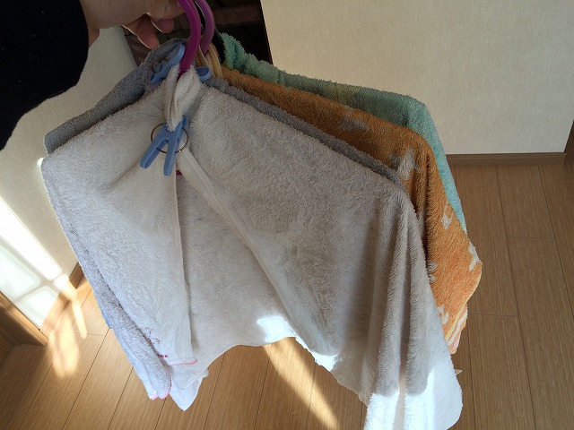 バスタオルを洗う頻度ってどのくらい？放置しておくとカビカビになっちゃうよ