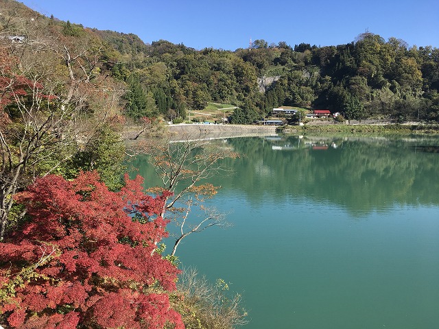 長野の観光スポット久米路峡の紅葉を見に行ってきた。絶景也