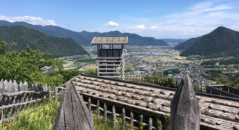 大河ドラマ風林火山のロケ地！千曲市城山史跡公園からの景色が絶景！