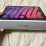 iPadmini6を注文して1ヶ月かかってようやく到着！やはり最高の1台